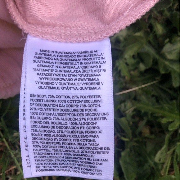 The North Face Women’s Half Dome Fleece Shorts Pink Pockets Stretch Comfy Sz L - Picture 4 of 5